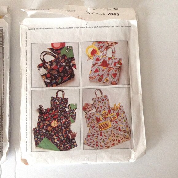 Baby Sewing Patterns Diaper Toiletry Bag Detachable Changing Pad Mat Organizer - Picture 5 of 5